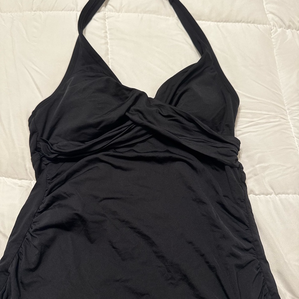Black Halter Swimsuit
